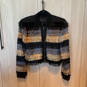 BCBG cropped jacket